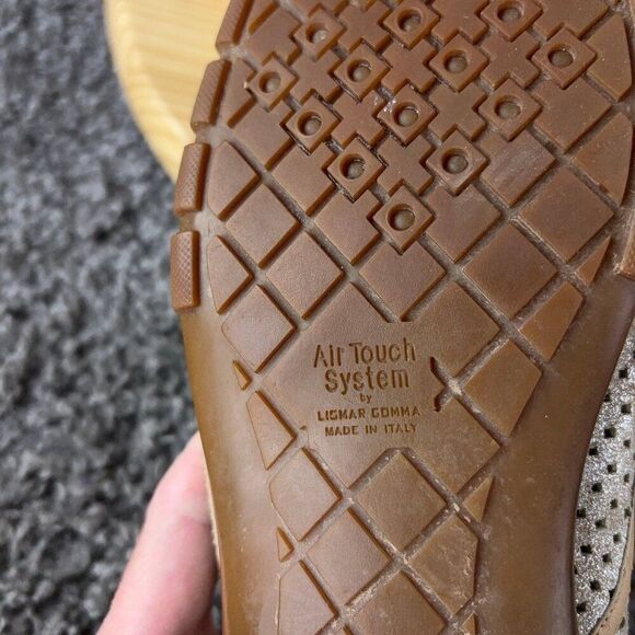 Donald Pliner Leather Loafers Womens 11 Perforated Slip On Shoe Made in Italy - Picture 10 of 10